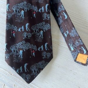 Vintage 1970s Golf tie by Prince consort